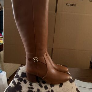 Michael Kors Tan Heeled Boots
